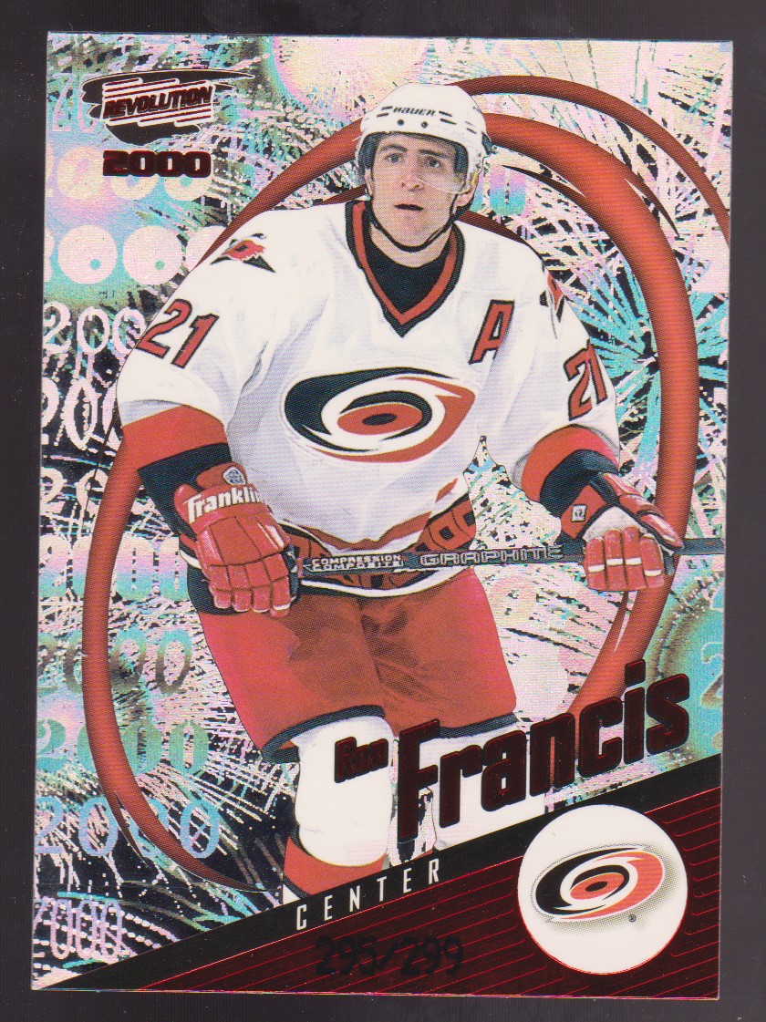 (image for) 1999-00 Revolution Red #27 Ron Francis 295/299